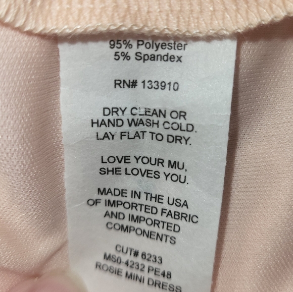 Show Me Your Mumu Ruffle Dress Size X Small Peach - Picture 4 of 8